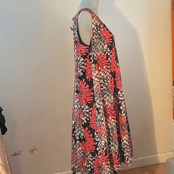 Perceptions Womans Floral Sleeveless Midi Dress, Size: 2X - Picture 5 of 7